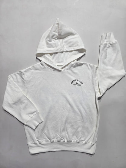 Girl's loop knit hoody