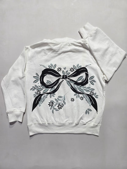 Girl's loop knit hoody