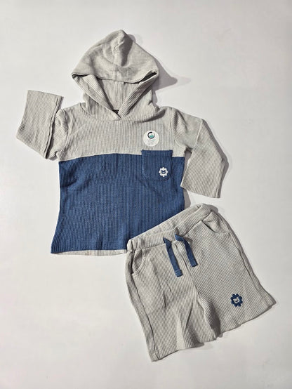 Baby's hoody shorts set