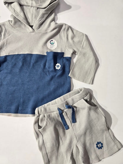 Baby's hoody shorts set
