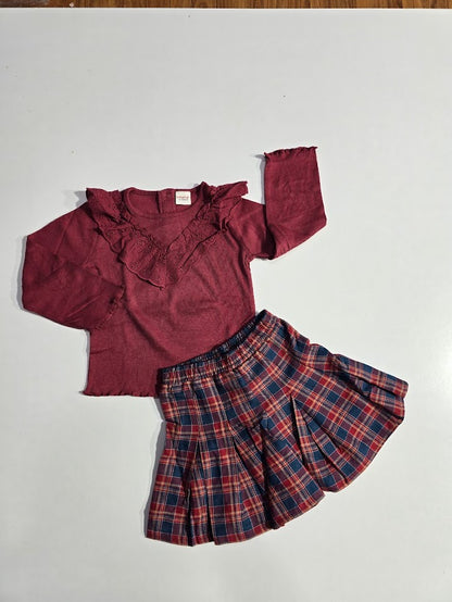 Girl's skirt set