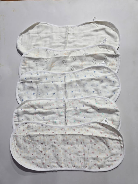 Baby's muslin cotton burp cloth (single pcs)
