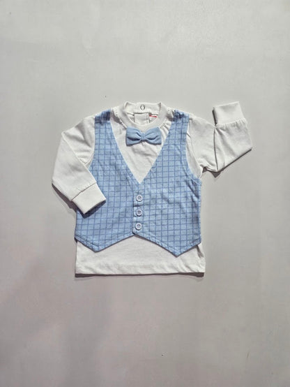 Baby's t-shirt with attached coat