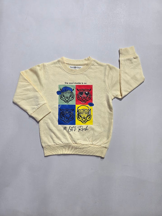 Baby's loop knit t-shirt