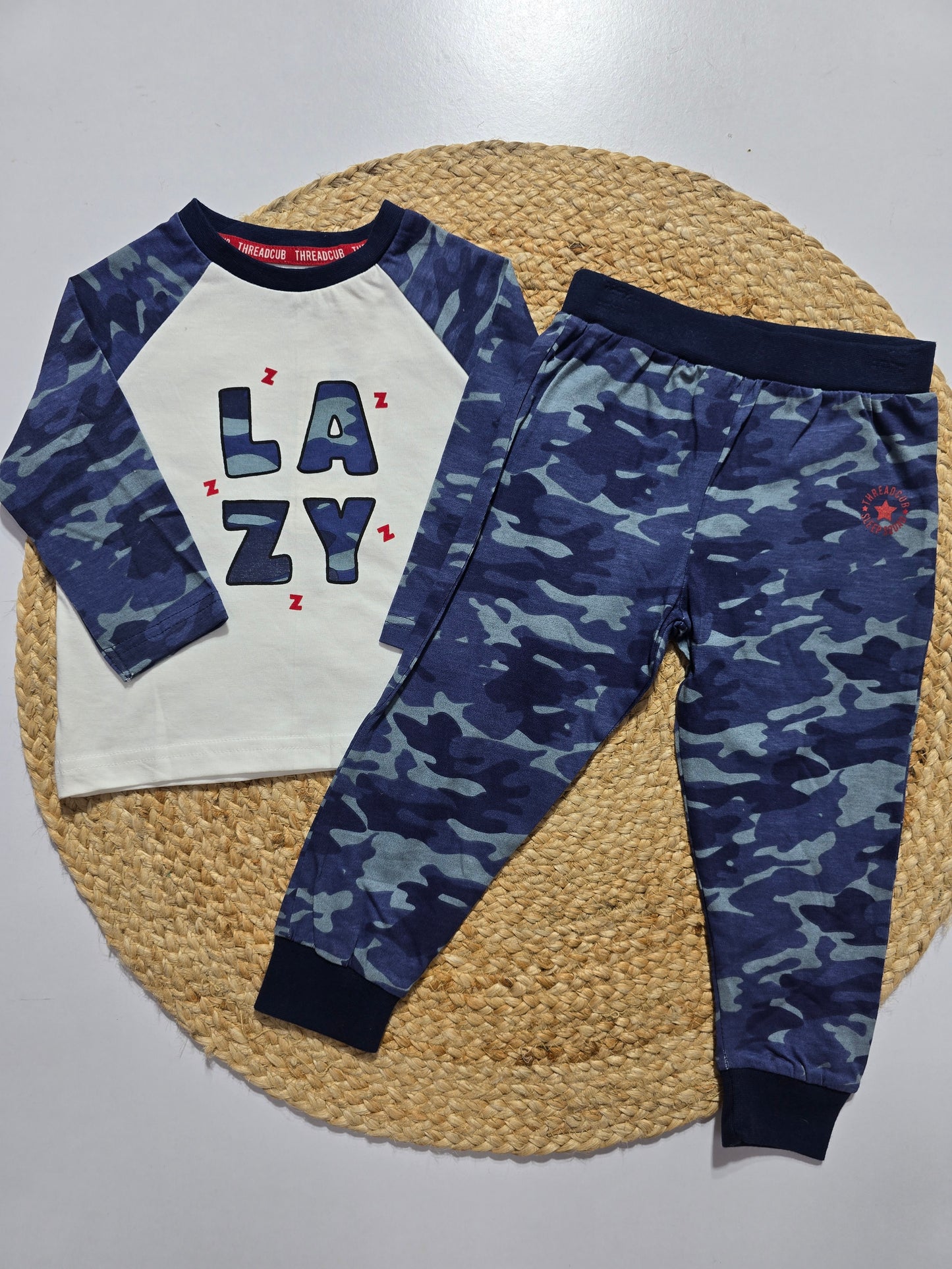 Baby's pant set - millitary (2 pack/ 2 top & 2 pant)