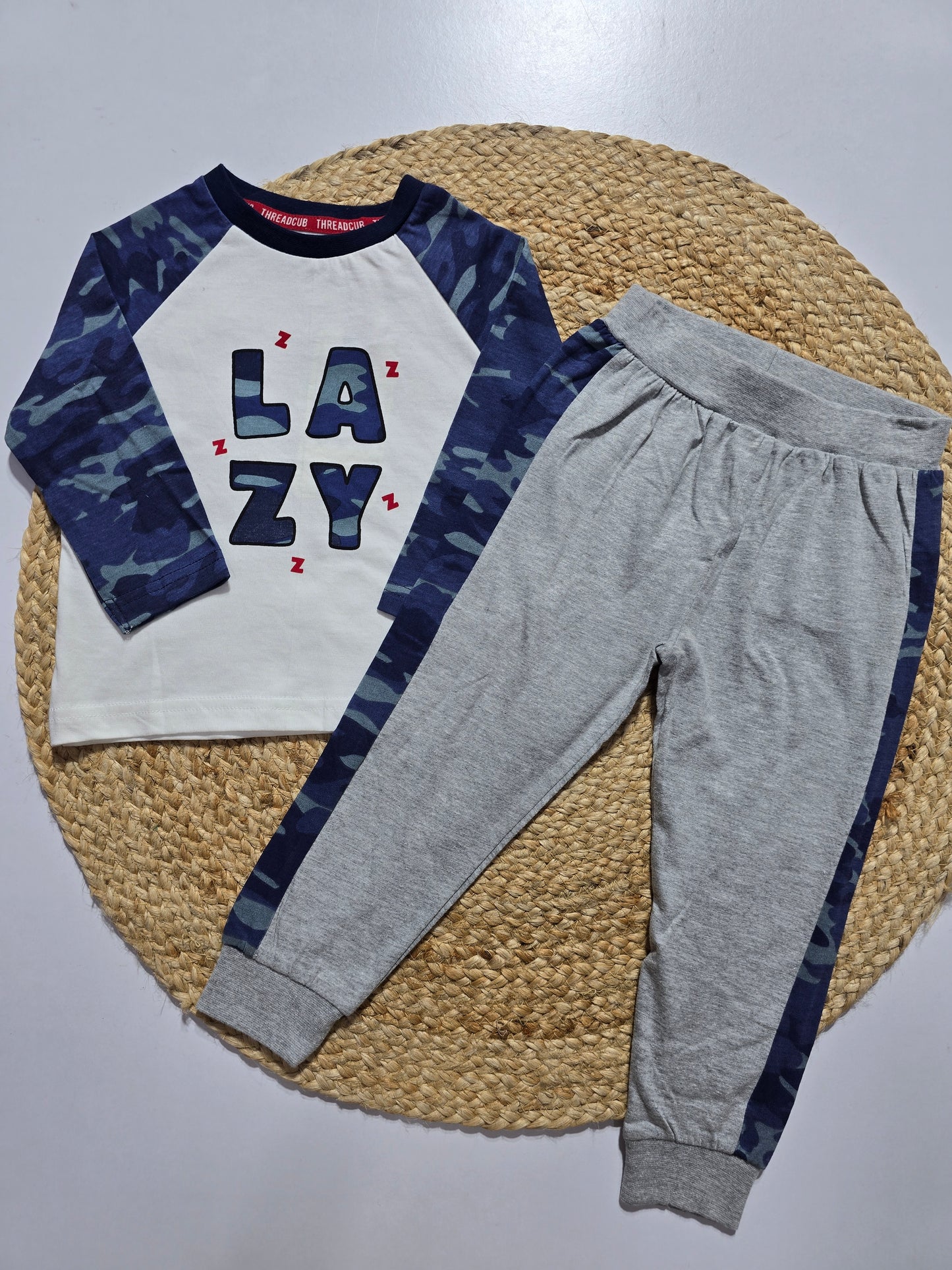 Baby's pant set - millitary (2 pack/ 2 top & 2 pant)