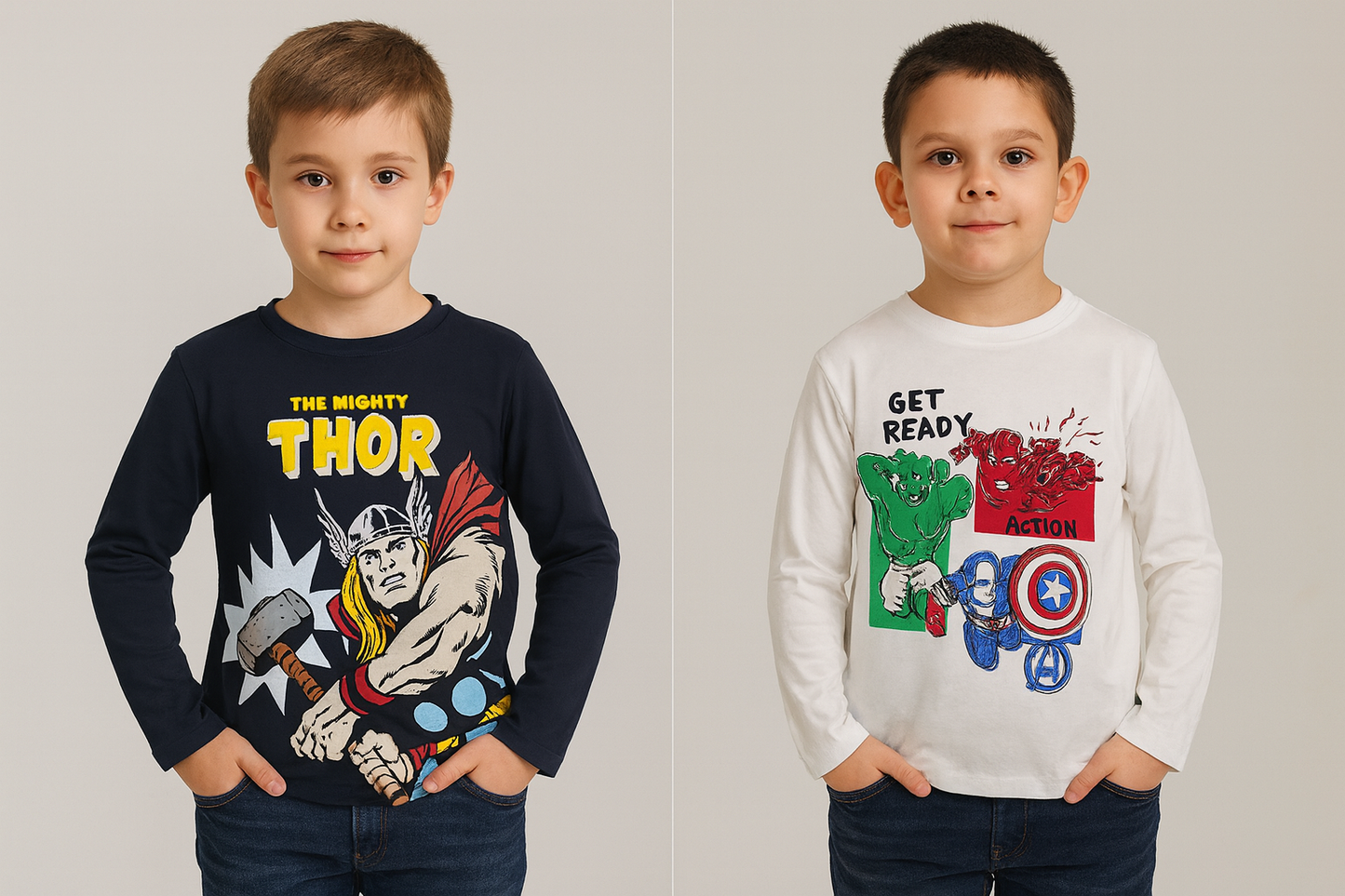 Boy's t-shirt (2 pcs combo)