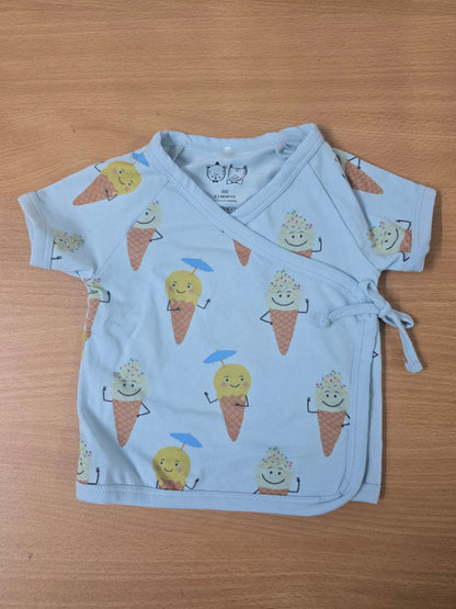 Baby's t-shirt - Ice cream side open