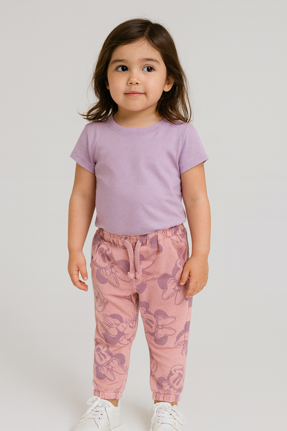 Girl's loop knit pant