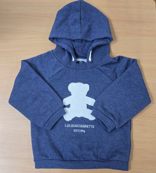 Baby Hoodie - White Teddy