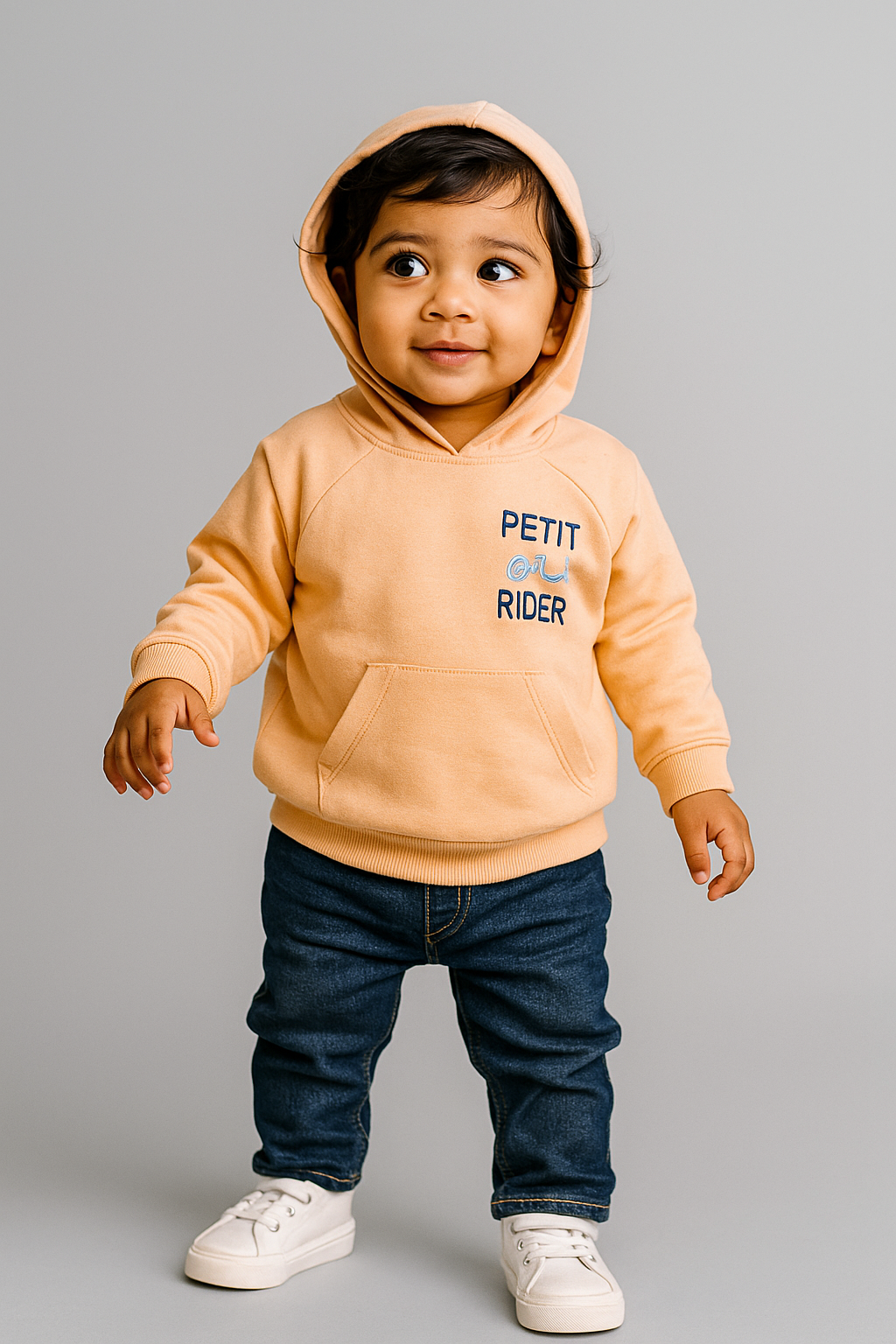 Baby's loop knit hoody