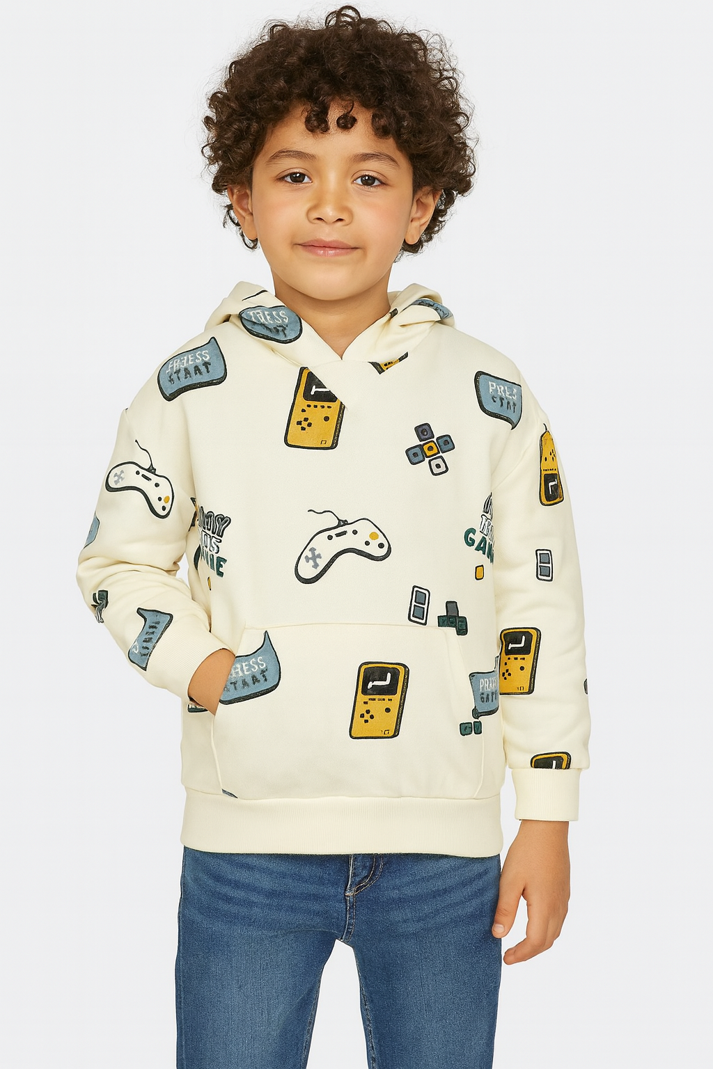 Boy's loop knit hoody