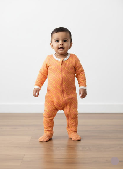 Baby's FS jumpsuit /sleepsuit with shoe