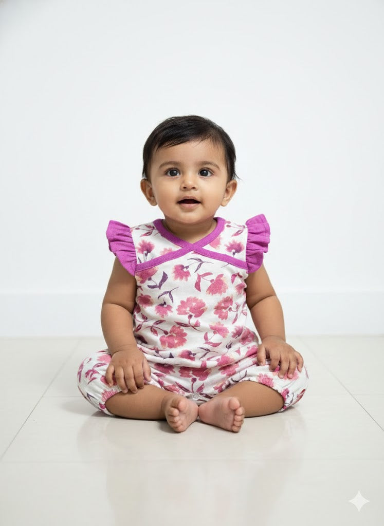 Baby's half jumpsuit