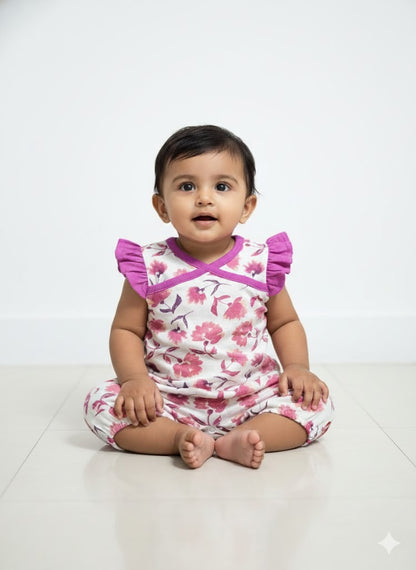 Baby's half jumpsuit