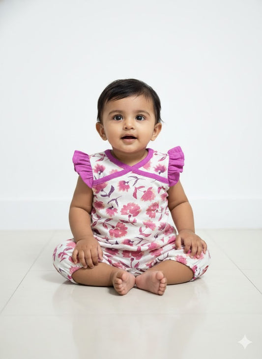 Baby's half jumpsuit