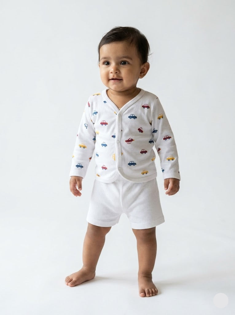 Baby's FS jablas shorts set - car