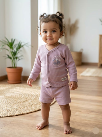 Baby's FS jablas shorts set - peach world