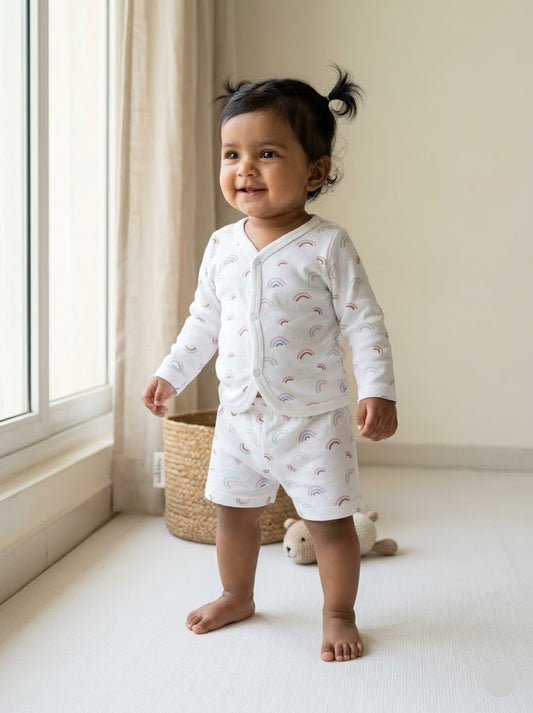 Baby's FS jablas shorts set - rainbow