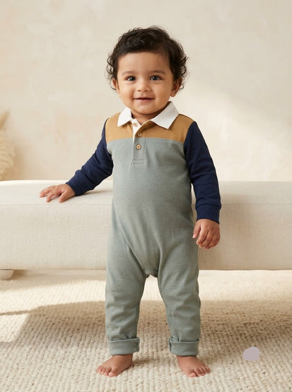 Baby's FS jumpsuit - greys