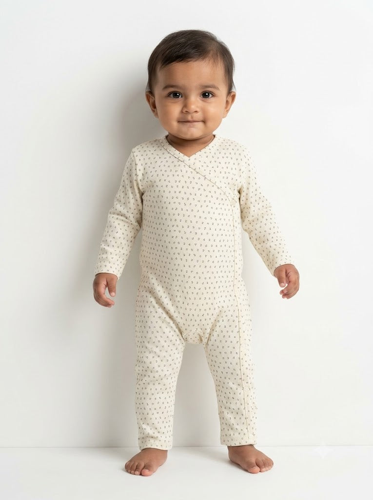 Baby's FS jumpsuit - red buds
