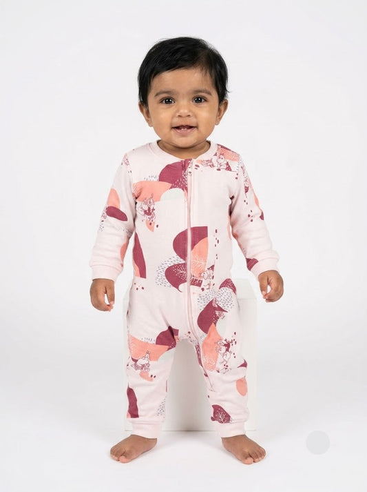 Baby's FS jumpsuit /sleepsuit - pink for