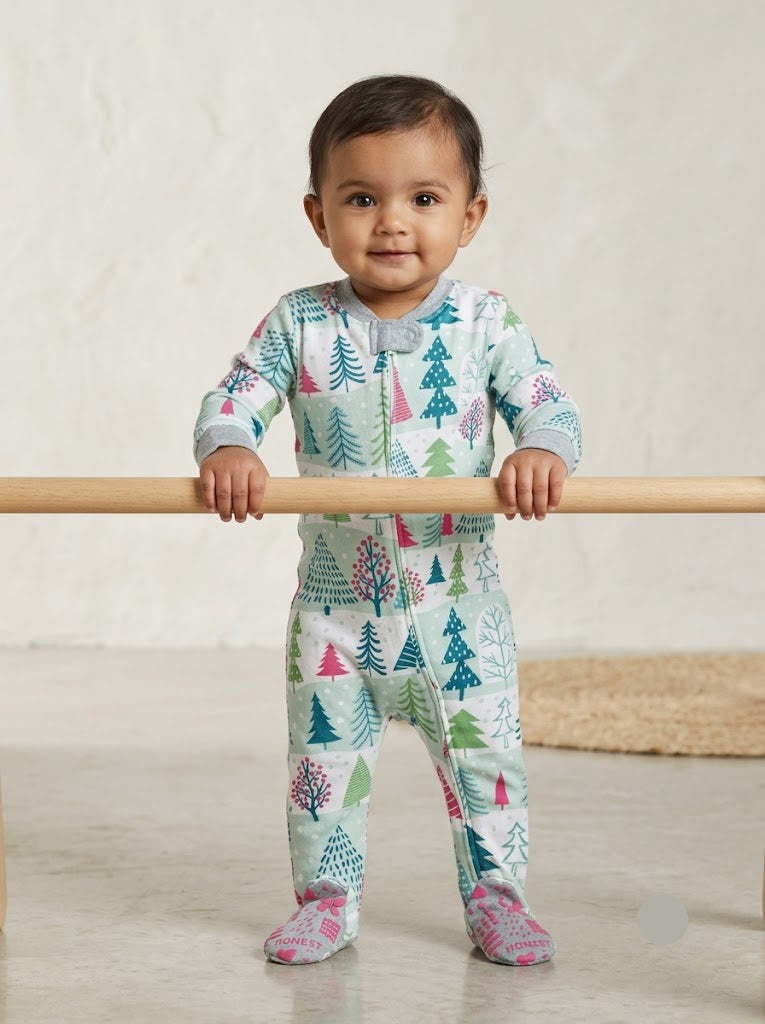 Baby's FS jumpsuit with shoe - color trees