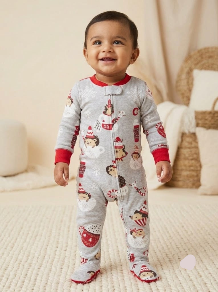 Baby's FS jumpsuit with shoe - cup snow