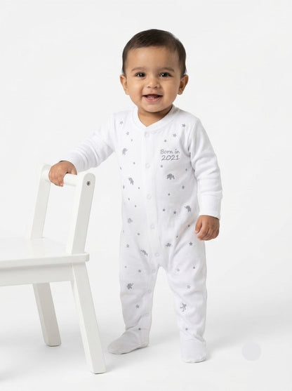 Baby's FS jumpsuit with shoe - elephant