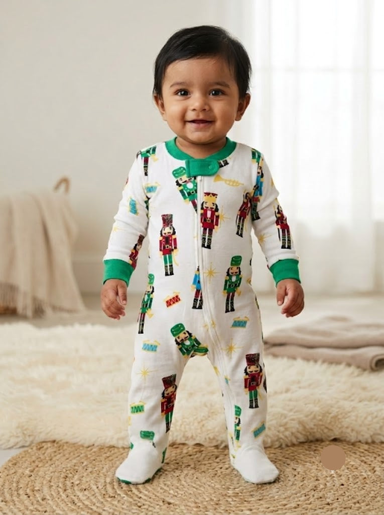 Baby's FS jumpsuit with shoe - nut cracker