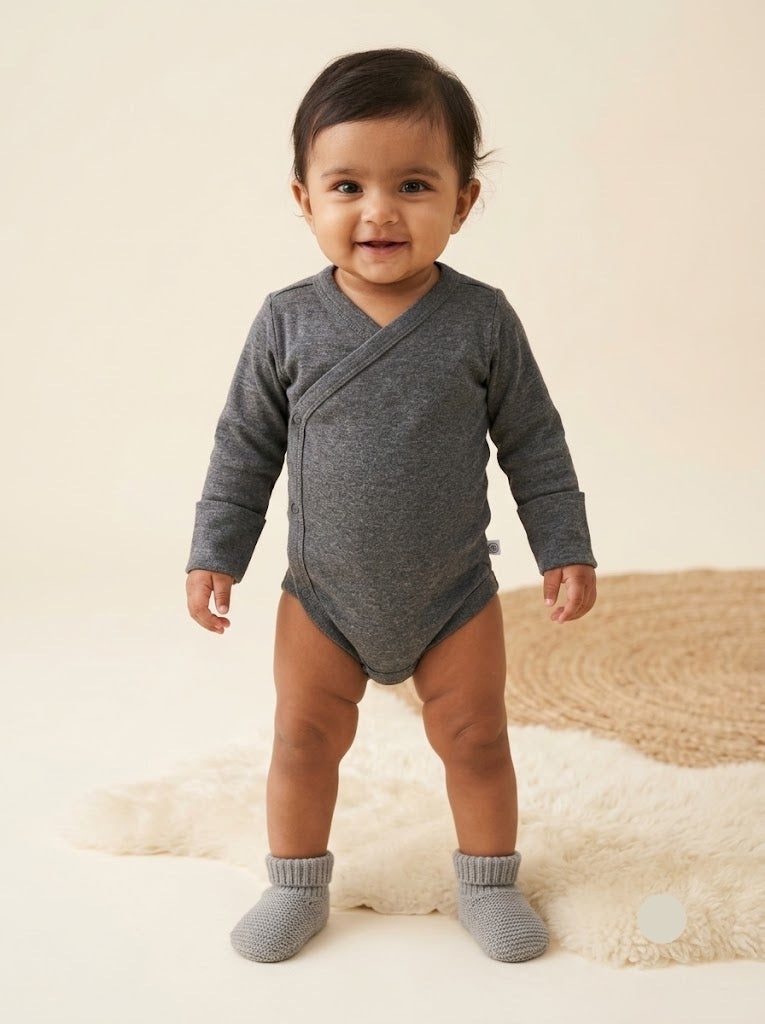 Baby's FS rompers - Dark grey