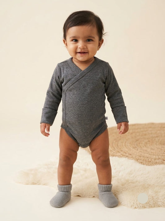 Baby's FS rompers - Dark grey