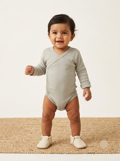 Baby's FS rompers - Light cream brown