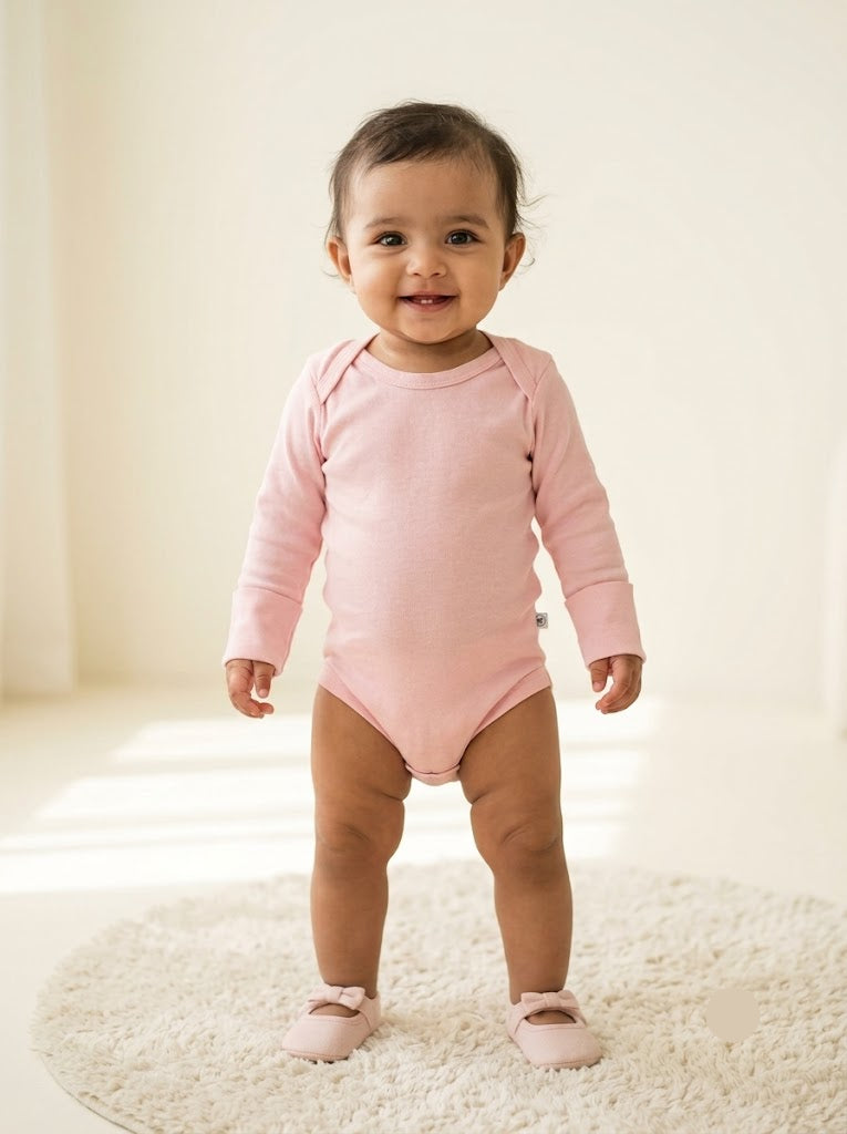 Baby's FS rompers - Light pink