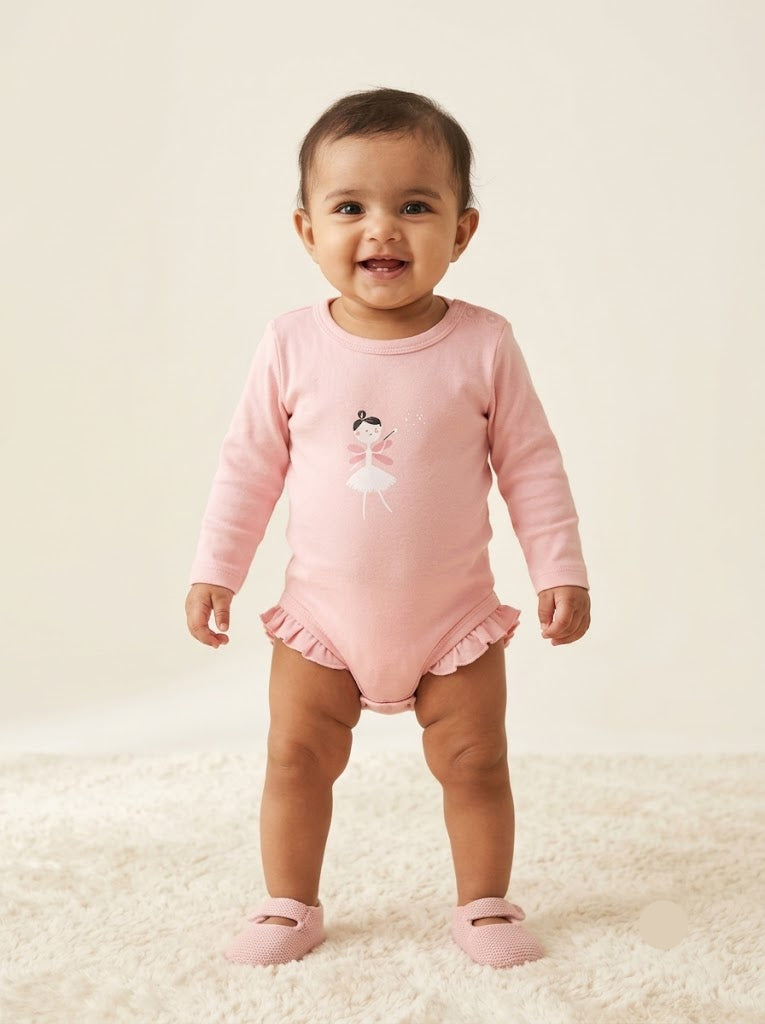 Baby's FS rompers - Pink Angel