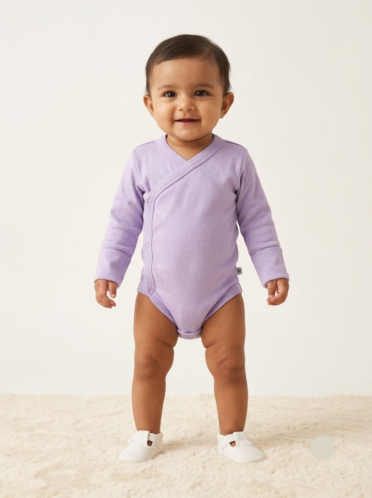 Baby's FS rompers - Purple