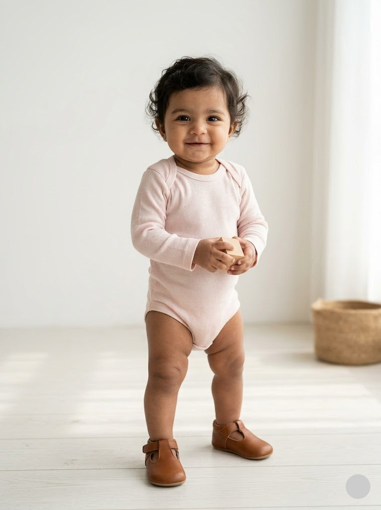 Baby's FS rompers - baby pink