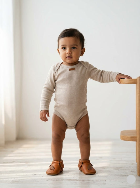 Baby's FS rompers - beige