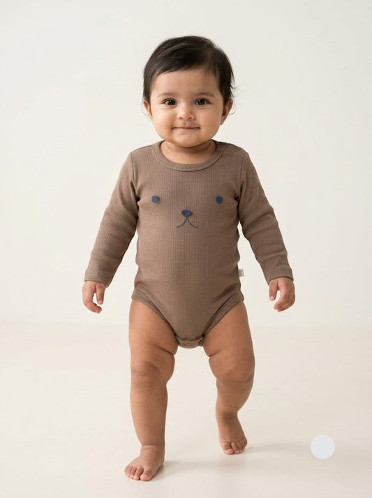 Baby's FS rompers - cat brown
