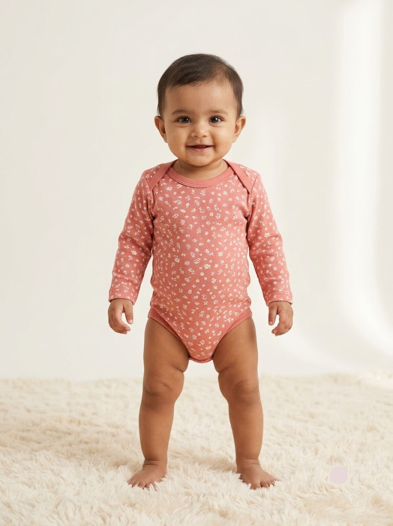 Baby's FS rompers - little blossom
