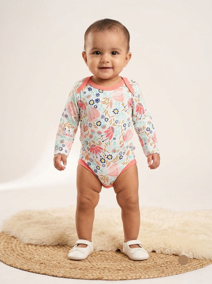 Baby's FS rompers - mixed flower
