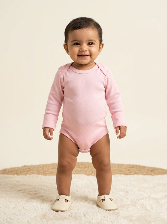 Baby's FS rompers - rose