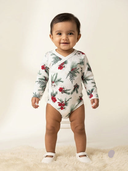 Baby's FS rompers - rose plant