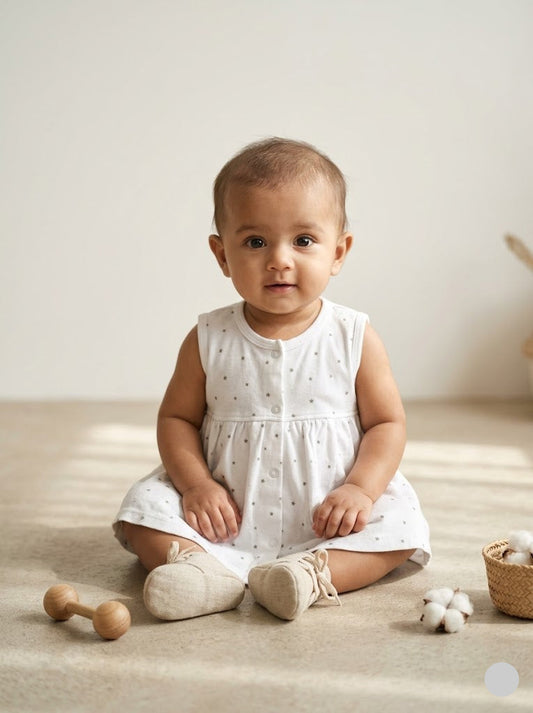 Baby's LS full open frock - l.stars