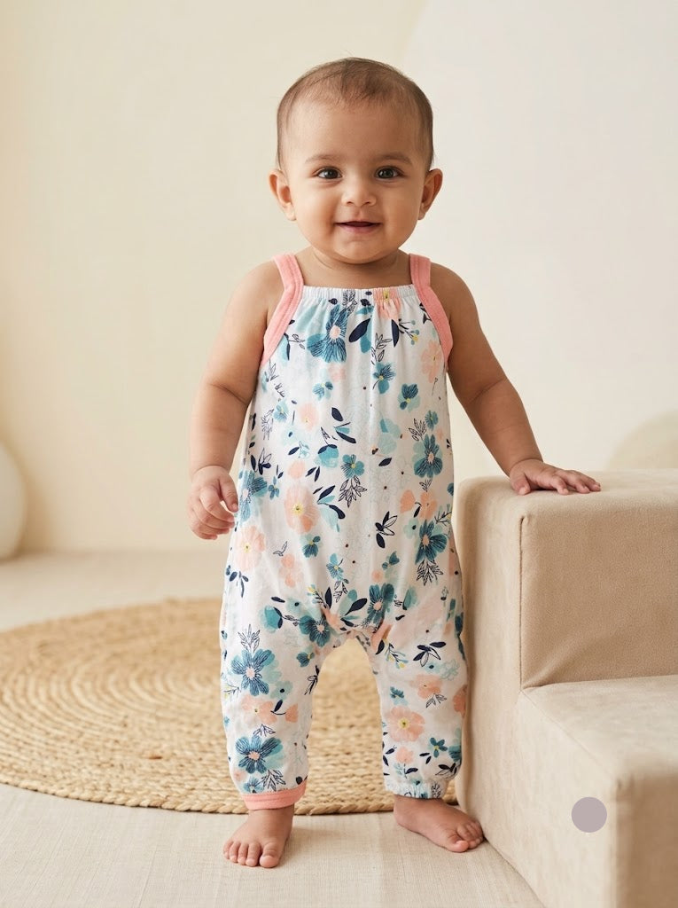 Baby's LS jumpsuit - blossom