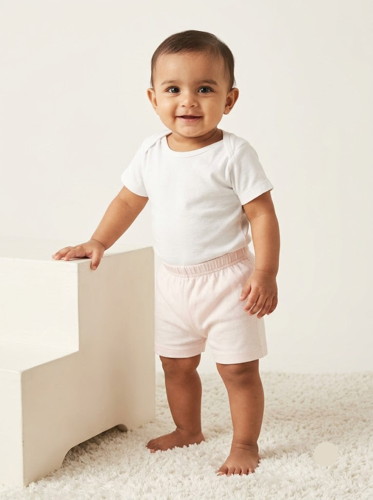 Baby's Shorts - Pink plain