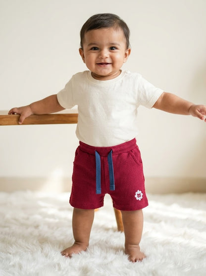 Baby's Shorts - Red face