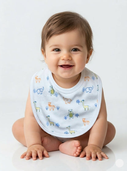 Baby's bibs - Animal with small tree