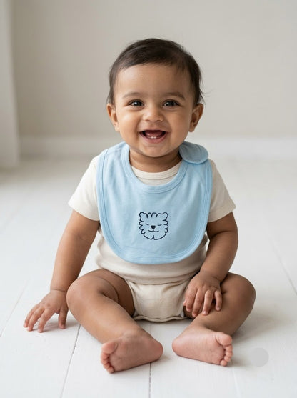 Baby's bibs - cat face