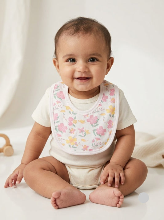 Baby's bibs - floral